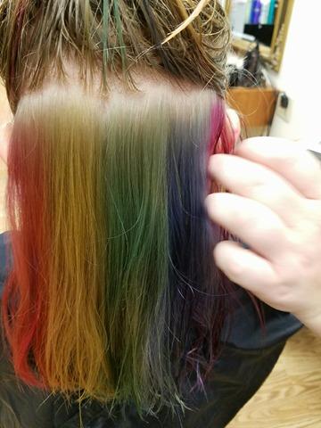 Rainbows Are Turning Heads, While Gray Is the New Blonde